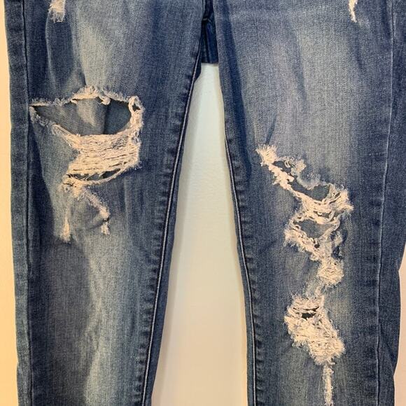 KANCAN Women’s Estilo Style MT1014 Distressed Jeans / Size: W5 Waist 26 - Picture 12 of 13